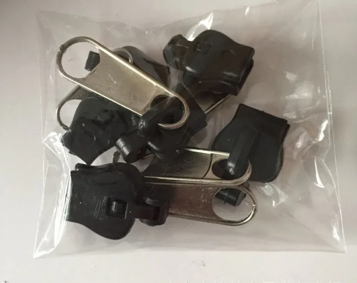 6 pieces/set of black or brown Instant Zipper universal Instant Fix Zipper  repair kit replacement