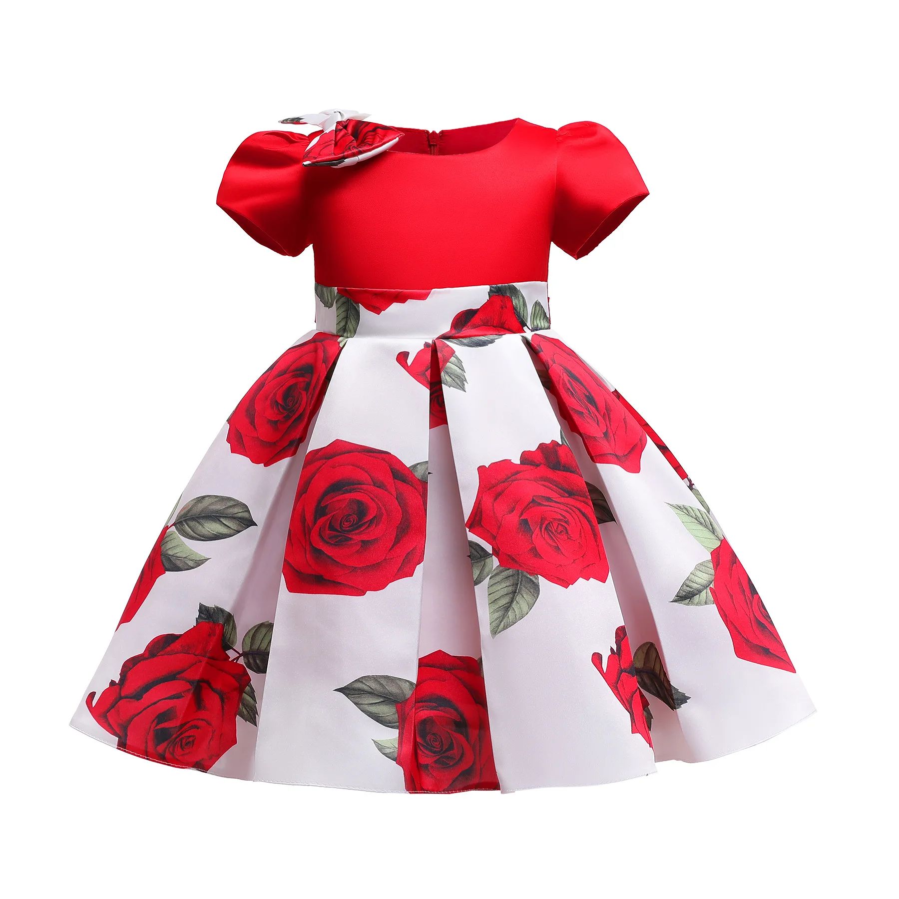 GirlDressBabyGirlsPartyDressesToddlerKidsPrincessFlowerTutu