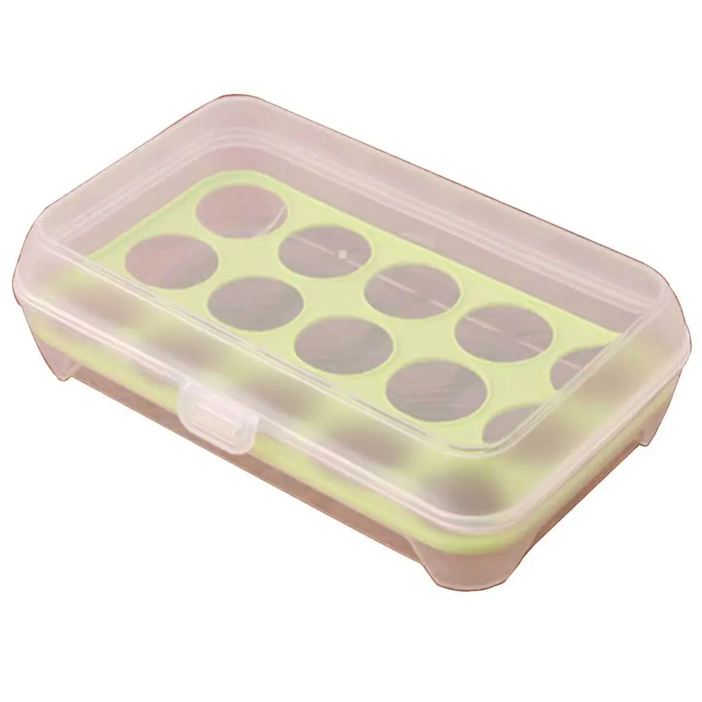 15 Grids Egg Holder Box Kitchen Storage Portable Eggs Container Fresh Carrier Case for Hiking Outdoor Camping | Дом и сад