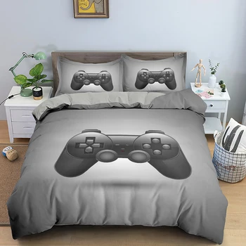 

Cartoon Game Pattern Bedding Sets Luxury Duvet Cover Bed Linen Bedclothes Twin/Queen/King Size Bed Room For Kids Beddin