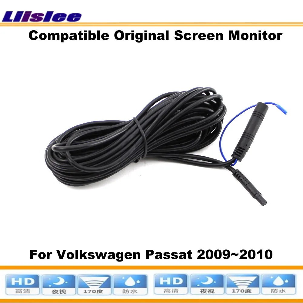 Liislee для Volkswagen Passat 2009~ 2010 камера заднего багажника совместима с оригинальным экраном интеллектуальная динамическая траектория