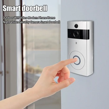 

WIFI Video Door Bell Welcome Home Doorbell Intelligent Wireless Doorbell Night Vision Remote smart Door Bell Chime for Office