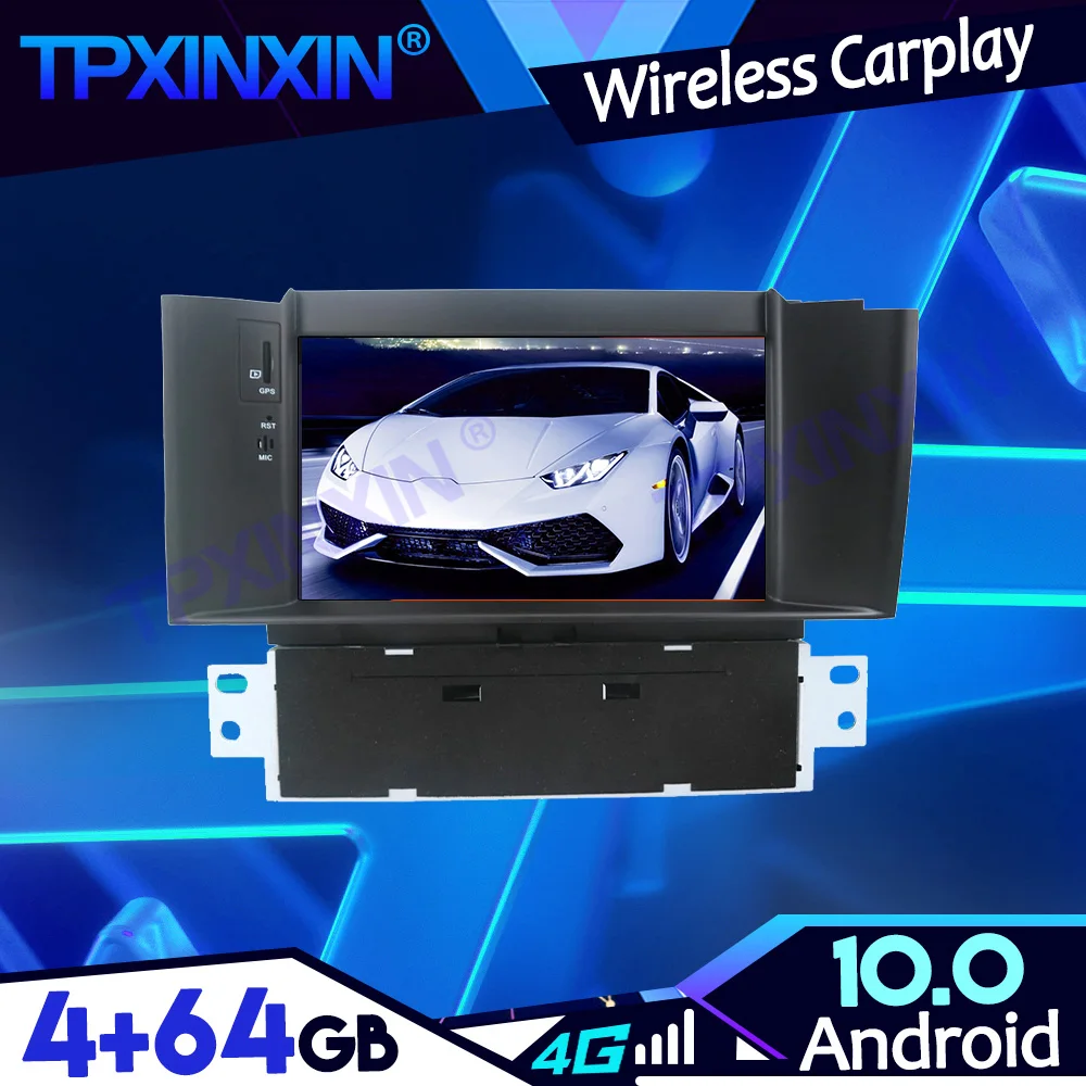 

PX6 IPS Carplay Android 10.0 4+64G For Citroen C4 C4L DS4 2011-2015 Tape Recoder Multimedia Player Navi GPS Auto Radio Head Unit
