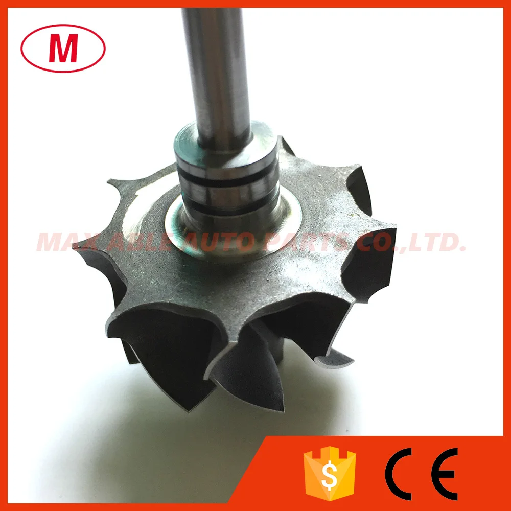 TD03 35.00/40.00mm 9 blades Turbo turbine shaft &wheel/turbine wheel/Turbine shaft/for turbocharger cartridge/CHRA/Core