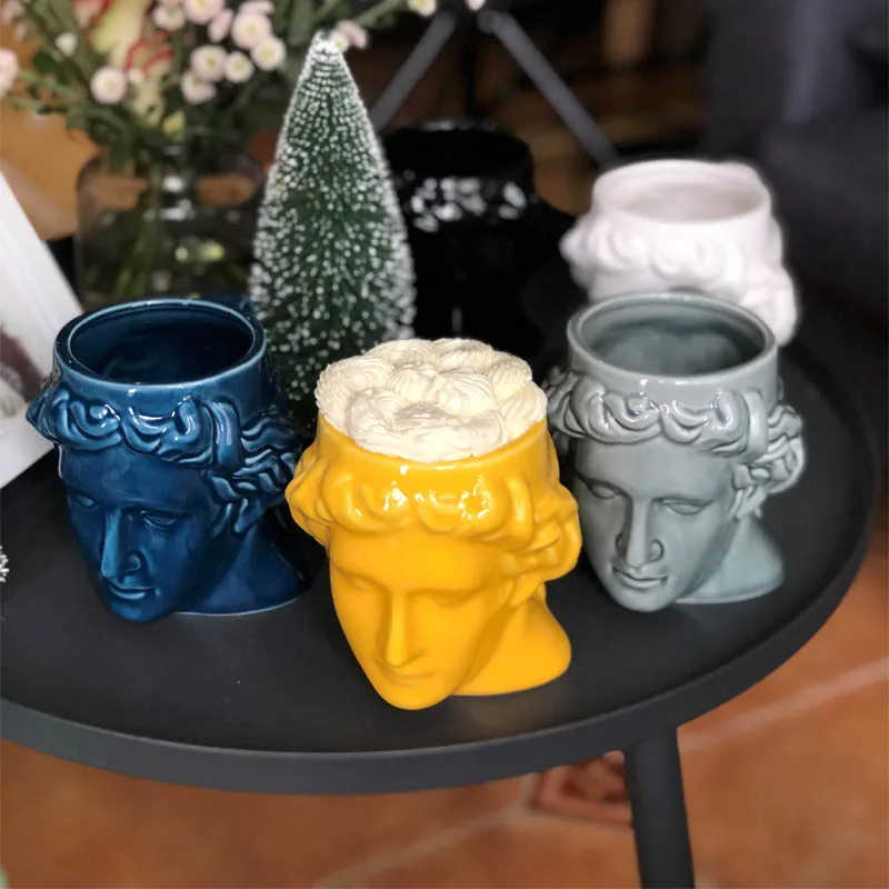 Европейская кофейная кружка Macho cup креативная водная чашка греческий Apollo head молочная чашка 3D Давид скульптура чашка офисная новинка подарок CL190320