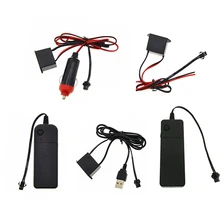 el wire controller inverter Drive Controller For 1-5M Neon Light Strip rope 12V/5V/3V transformer adapters