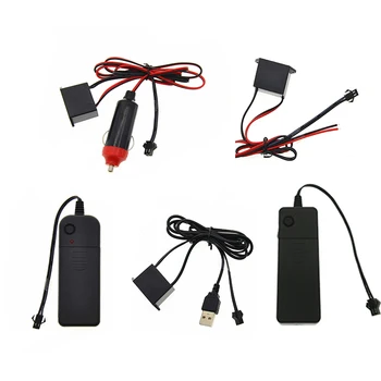 

el wire controller inverter Drive Controller For 1-5M Neon Light Strip rope 12V/5V/3V transformer adapters