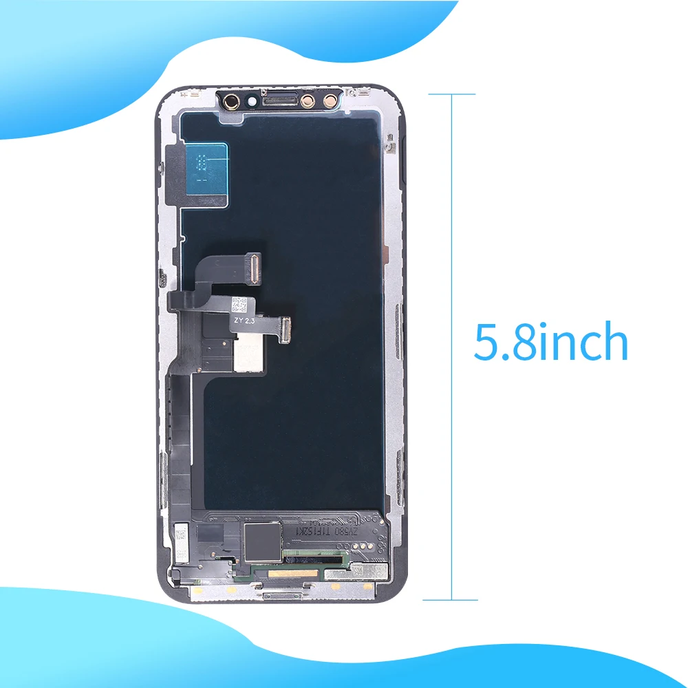 Pаспродажа OEM lcd для iPhone X XS XR OLED 3D сенсорный дигитайзер сборка без битых пикселей ЖК экран запасной Дисплей для iPhone X lcd AAA + + +