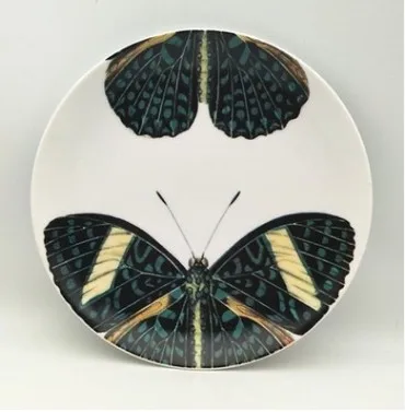 Fornasetti тарелка для еды, сервировочное блюдо, домашнее украшение, можно мыть в посудомоечной машине, новое домашнее керамическое художественное блюдо, съедобное качество - Цвет: AA46
