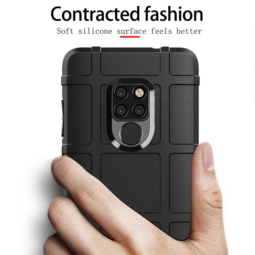For Huawei Mate 20 10 Pro Case Armor Soft Silicone Durable Shield Back Cover 30 Lite Mate20 Shockproof | Мобильные телефоны и