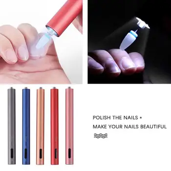 

New Portable Polishing Machine USB Charging in-line Grinding Excellent Durable Metal Aluminum ABS Head with LED Lighting