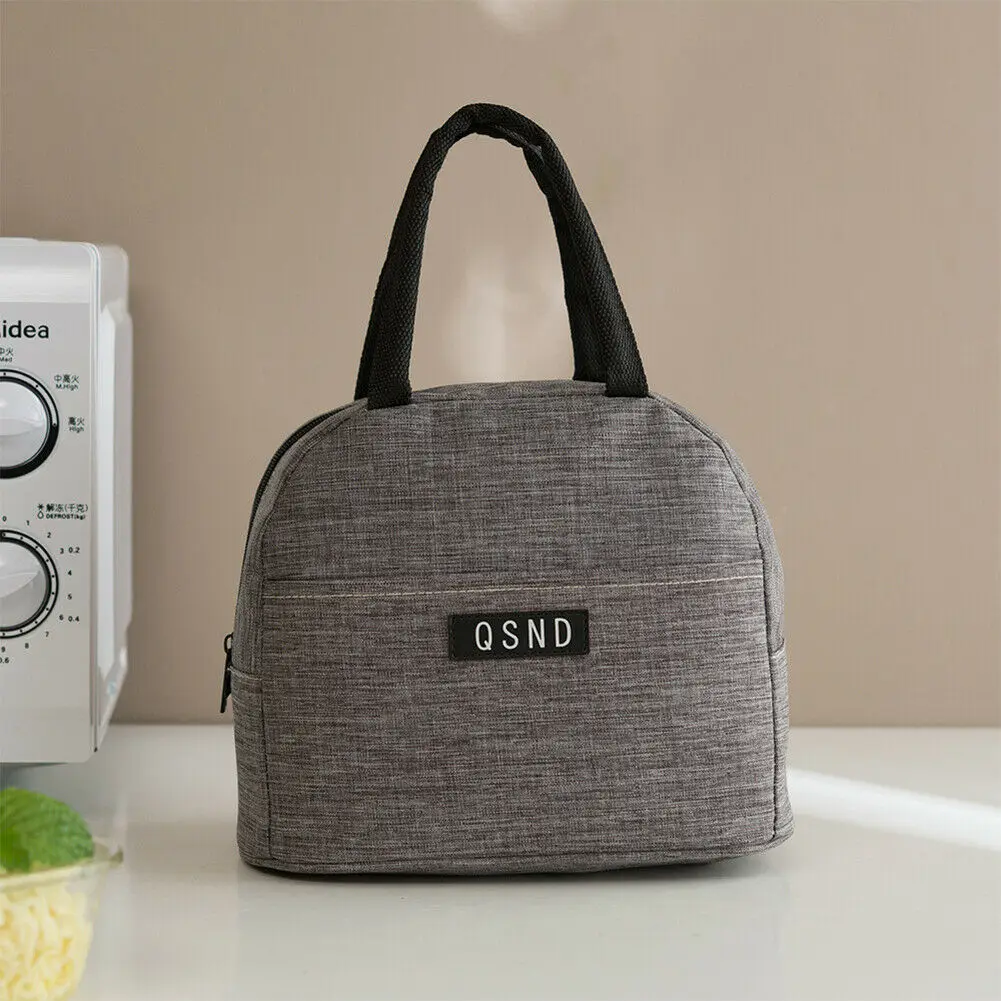 Portable Lunch Bag New Thermal Insulated Lunch Box Handbag Bento Pouch Dinner Container School Food Storage Bags