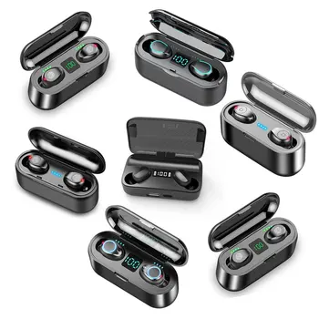 

Bluetooth Wireless Earphones with Mic Sports Waterproof Bluetooth Earphones Touch Control Wireless Headsets Earbuds Phone