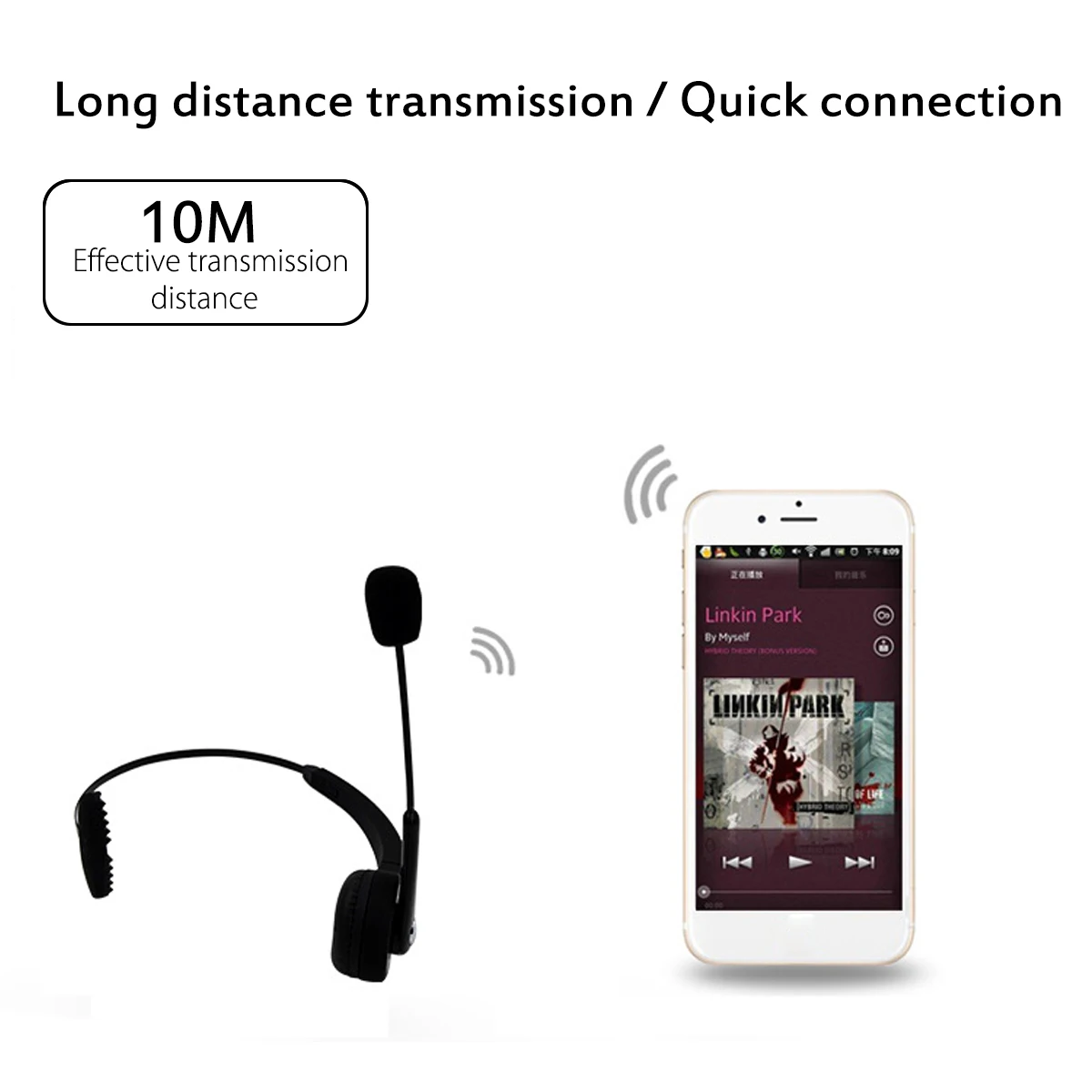 Wireless Headset Mic Hands Free Headphone Over Head Noise Canceling Headphones Calling Center bluetooth for Truckers Drivers