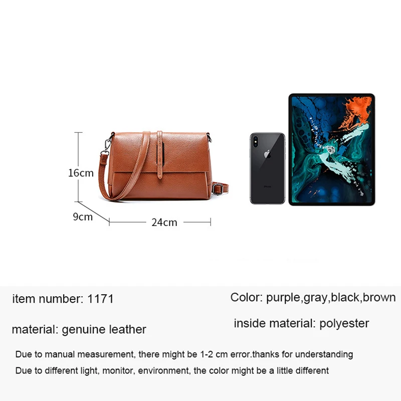 Женская кожаная сумка на одно плечо, Высококачественная мягкая кожаная сумка, модная дизайнерская мини-сумка