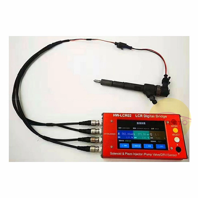 US $190.00 LCR02 Common Rail Diesel Fuel Electromagnetic Injectors Test EUIEUP ZME DRV Valves Injector LCR Tester English Version