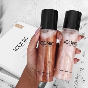 

Bronzer Highlighter Liquid Setting Spray Illuminating Face Shimmer Long-lasting Brighten Glow Face Glow Highlighter Makeup Face