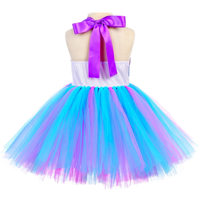 Conjunto de disfraz de sirena para niñas, vestido de princesa para  cumpleaños, Halloween, ropa de fiesta de verano, tutú, 2 a 10t, 3 uds. -  AliExpress