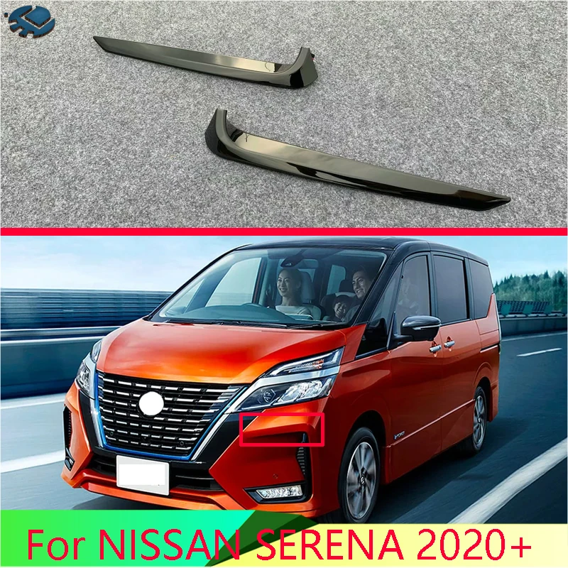 

Для NISSAN SERENA 2020 + автомобильные аксессуары ABS хромированные передние противотуманные фары светильник абажур для лампы с металлическим каркаксом отделка под давлением ободок декоративный Стикеры