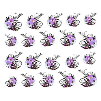 

DIY Vines Flower Water Transfer Nail Art Decals Tips Stickers Manicure Sheet