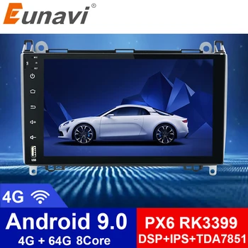 

Eunavi 2 Din Car Radio Multimedia Android 9.0 Automotivo For Mercedes/Benz/Sprinter/B200/B-class/W245/B170/W169 gps stereo IPS