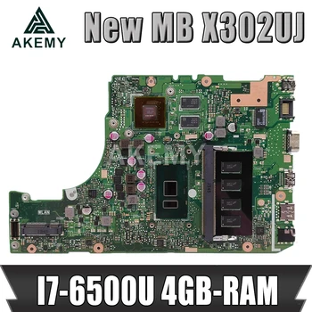 شراءAkemy X302UJ X302UV اللوحة لابتوب Asus X302UJ X302U X302UV X302UA/UJ اللوحة I7-6500U GT920M/GT940M 4GB-RAM
