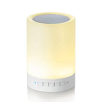

Portable Wireless Stereo Speaker With Touch Control Multicolor LED Smart Speaker Support TF Card