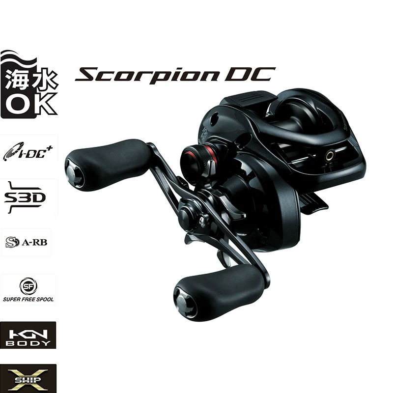 Рыболовная катушка SHIMANO SCORPION DC100/101/100HG/101HG 7 + 1 BB 6 3/7 2: 1|Рыболовные катушки| |