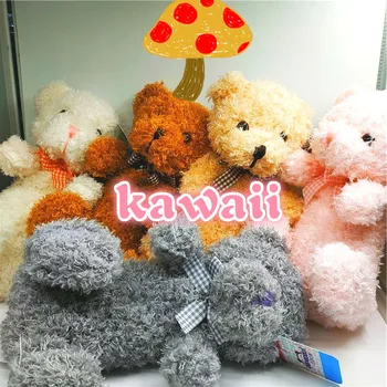 

Cute Cartoon Rabbits Teddy Penguins Series Plush Pencil Cases Pouches Kawaii Stationery Lovely Gift