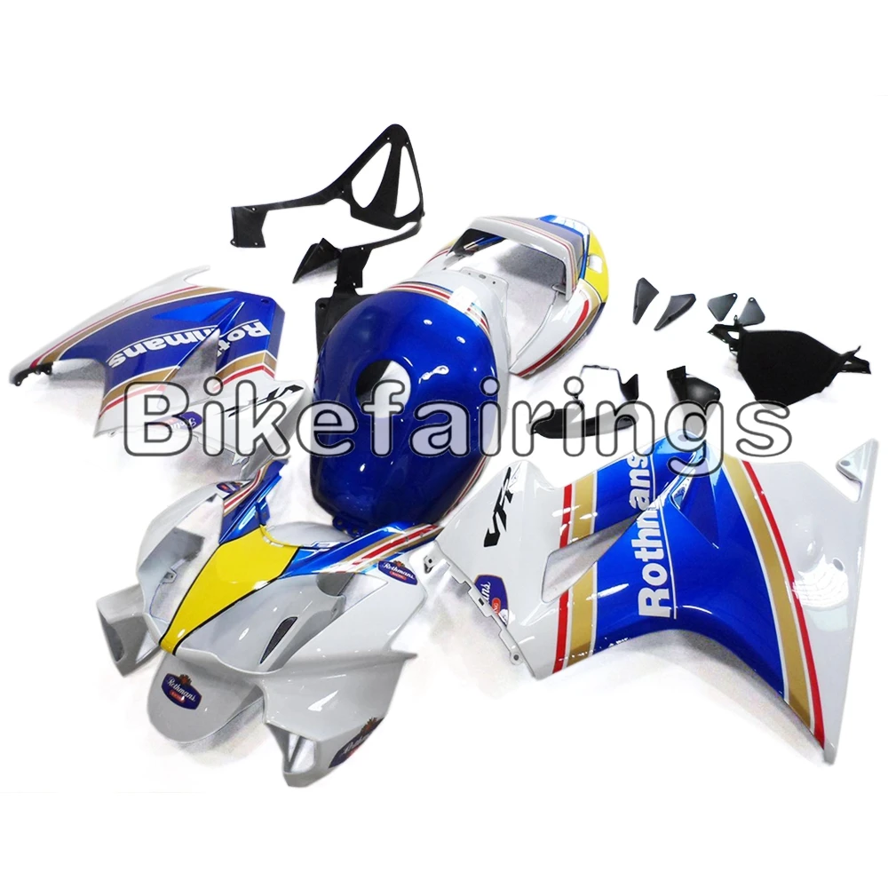 Полный комплект обтекателей для Honda VFR800 2002-2012 03 04 05 06 07 08 09 10 11 ABS Обтекатели мотоциклов синий белый желтый