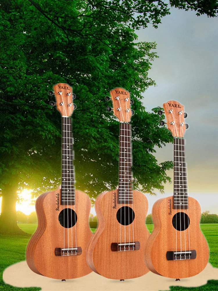 Najtaniej Profesjonalne sopranowe Ukulele gitara hawajska rose Wood Ukulele instrumenty muzyczne dla początkujących prezent 21 cali 54*8*7cm
