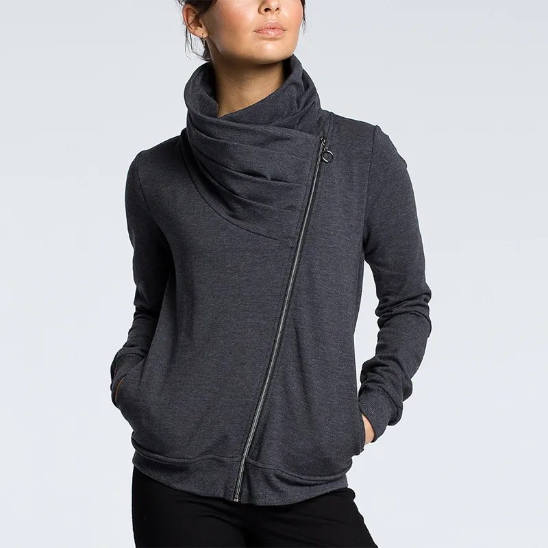 

Autumn Winter Women Hoodies Fashion Zipper Pullover Long Sleeve Thick Warm Hooded Sweatshirt Ladies Casual Streetwear Coat