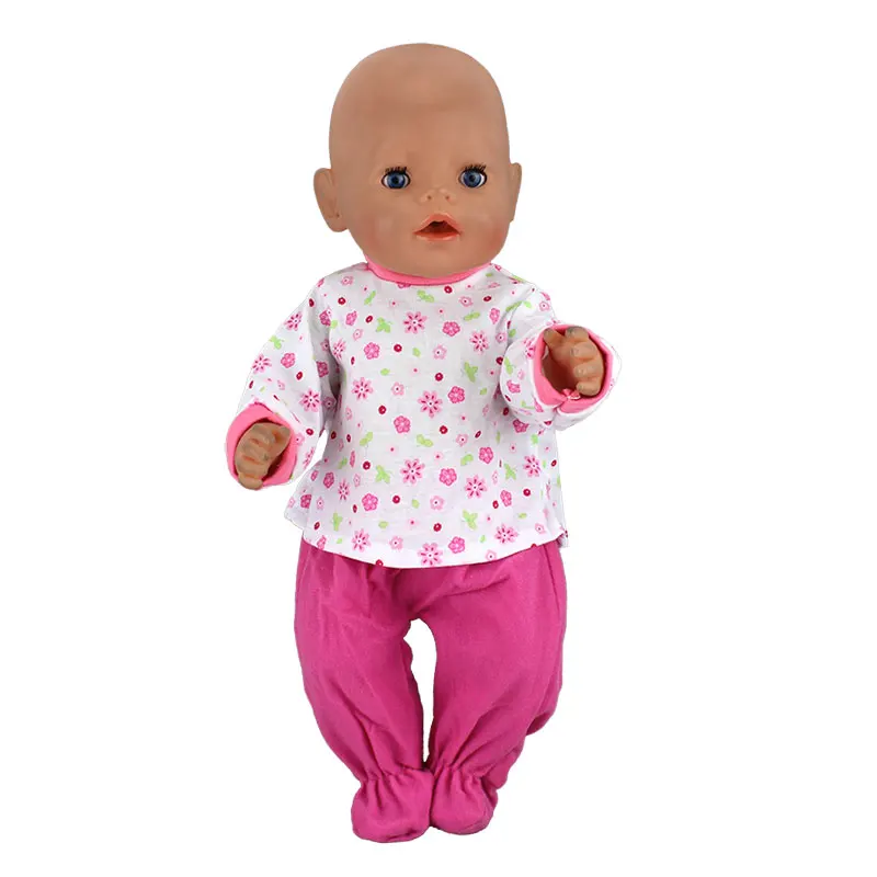 Костюм подходит для 17 дюймовых детских кукол, одежда для 43 см, аксессуары для новорожденных Aoll, подарки для маленьких девочек