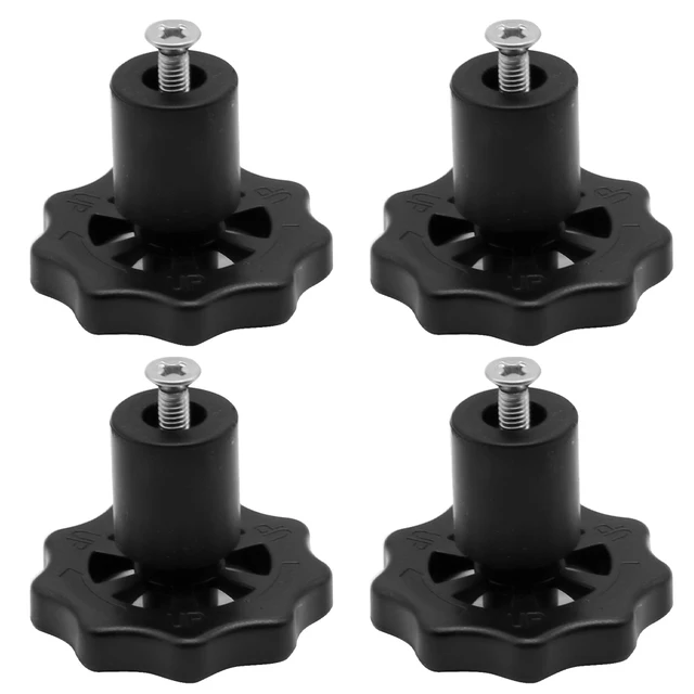 4/5PCS 3d printer High Temperature Blcak Silicone Solid Spacer Hot Bed Leveling Column  short For CR-10/ CR10S Ender-3 Pro MK3 M3 Kit Black