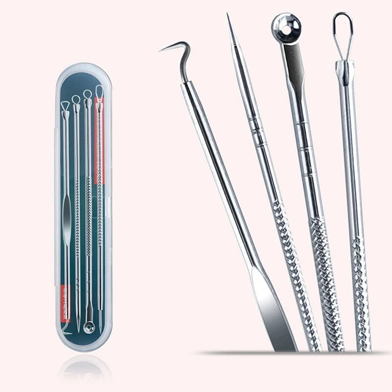 Tools Needles Pimple Acne-Removal Face-Skin-Care-Tools Facial-Pore-Cleaner Stainless-Steel