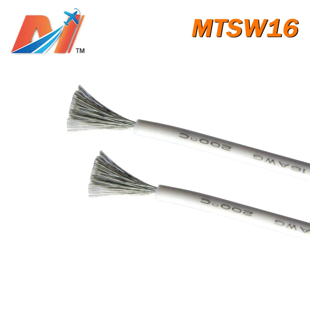 Maytech Clearance Sale(1meter) power silicon wire AWG16 WHITE COLOR