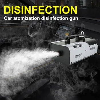 

FM-900 1L High Power 900W Remote Control Fog Machine Pump Smoke Machine For Nano Disinfection Fogger Mini Spray 110V-230V