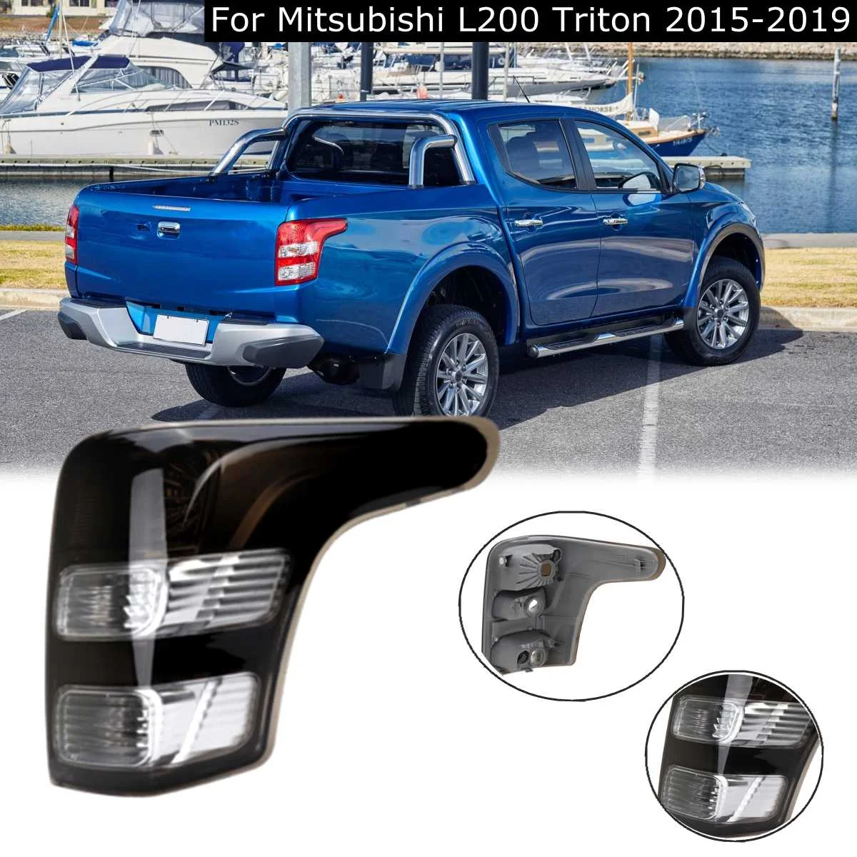 Левый/правый черный Задний фонарь с правой стороны для Mitsubishi для Triton L200+ для Fiat для Strada
