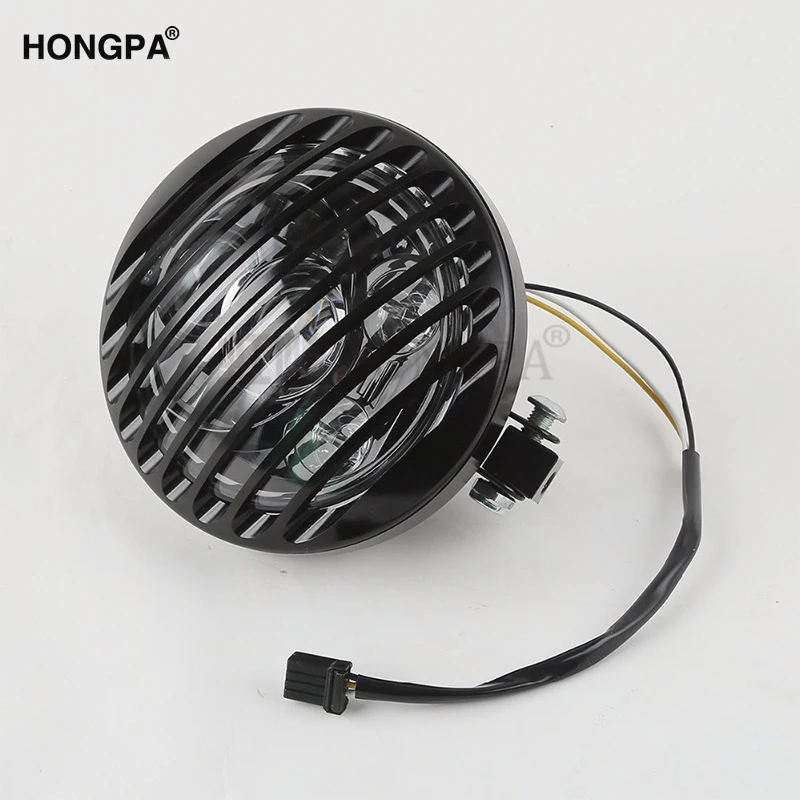 5,7" 5 3/4" CNC светодиодные фары Гриль Крышка для Harley Davidson Sportster XL 883 Железный 1200 04-14 на заказ XL1200C 1200 мотоцикл