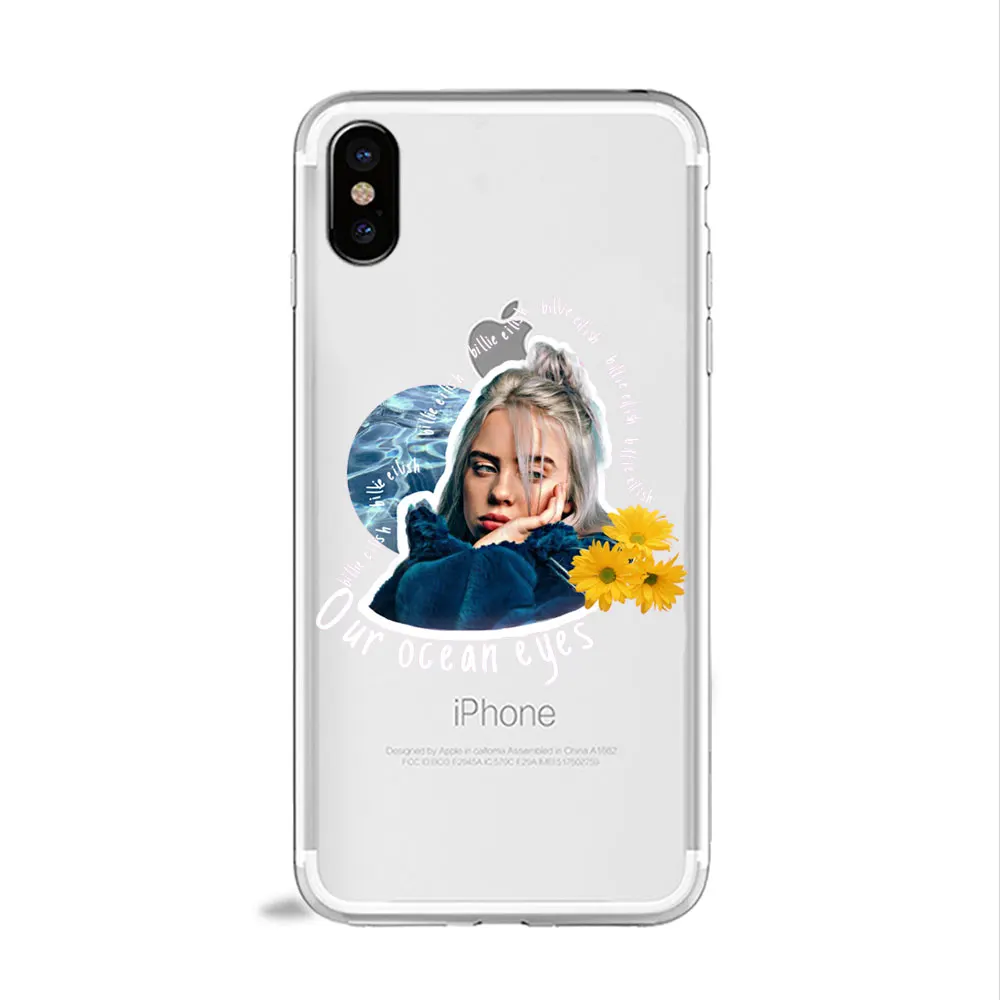 Billie Eilish наклейки не улыбаются на меня мультфильм телефон чехол для huawei P30 P20 P10 lite mate20 P20 pro honor 10 ТПУ силиконовый чехол - Цвет: TPU  A1058