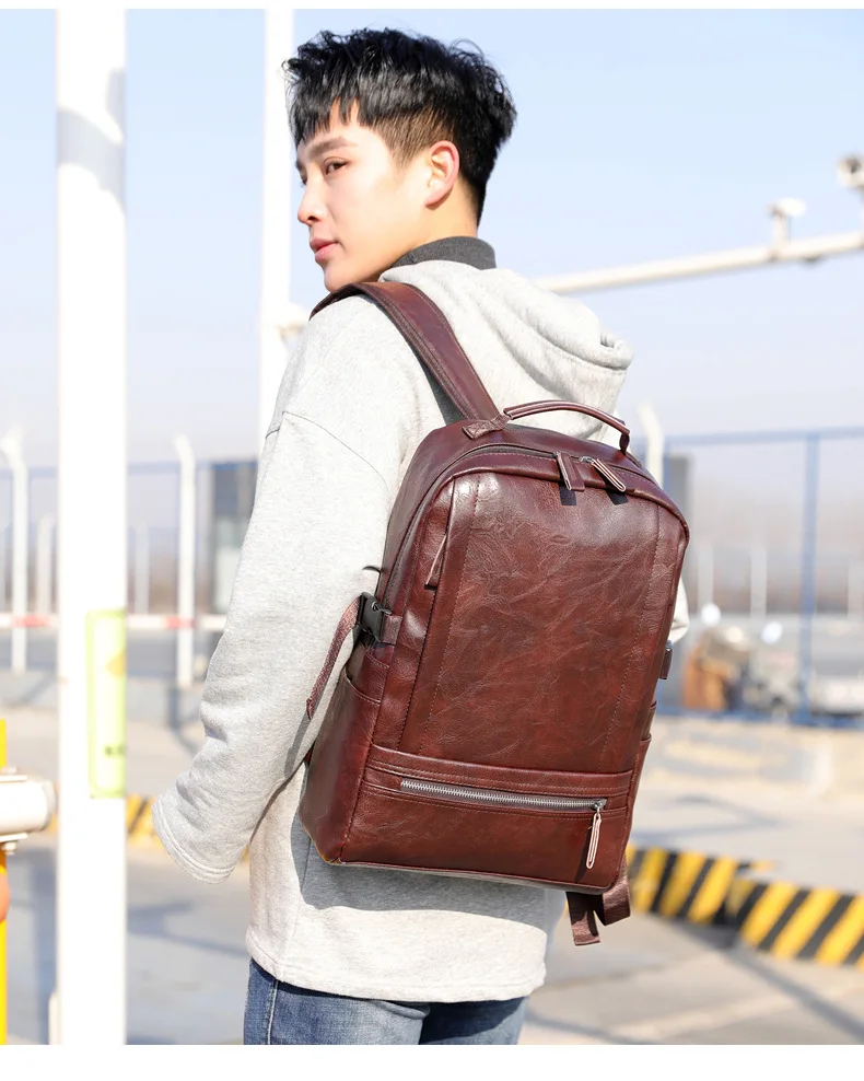 UOSC PU кожаные школьные повседневные дорожные рюкзаки сумки для женщин Многофункциональный рюкзак для подростков сумка большой емкости