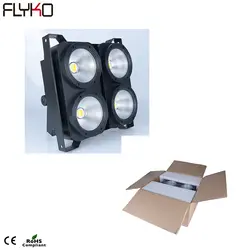 Бесплатная доставка 4 глаза теплый и холодный белый DMX 4 глаза COB 400W для профессиональной сцены и диджеев