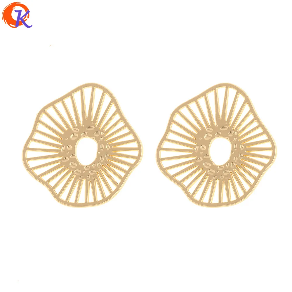 

Cordial Design 50Pcs 33*35MM Jewelry Accessories/DIY Making/Earring Connector/Irregular Shape/Hand Made/Pendant/Jewelry Findings