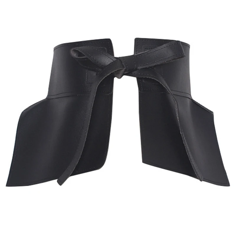 

Spring Solid Color Black Red Pu Leather Bow Belt Women Fashion Tide All-Match