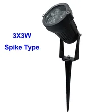 10X светодиодный садовый светильник 3x1 Вт 3x2 Вт IP65 водонепроницаемый открытый светильник ing 3 Вт пруд путь Наводнение Точечный светильник лампы для газонов DC 12 В Теплый Холодный белый