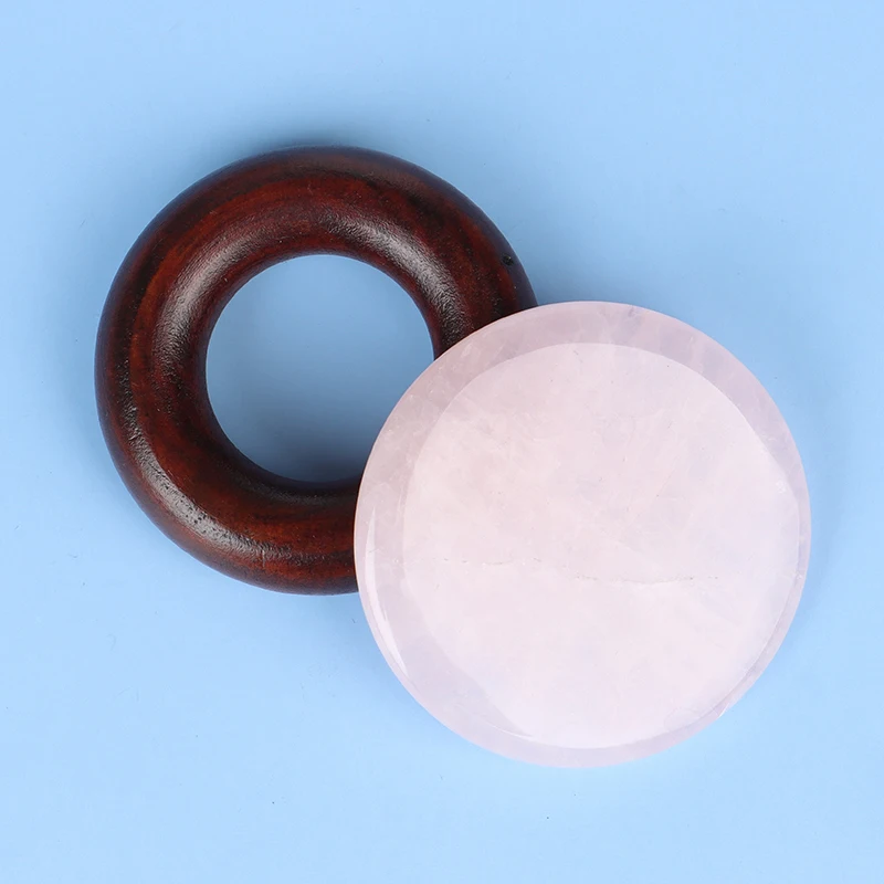 1PC Pink Eyelash Extension Jade Stone Glue Lashes Adhesive Pallet Fake Eye Lash Extension Glue Pallet Pad Stand Holder