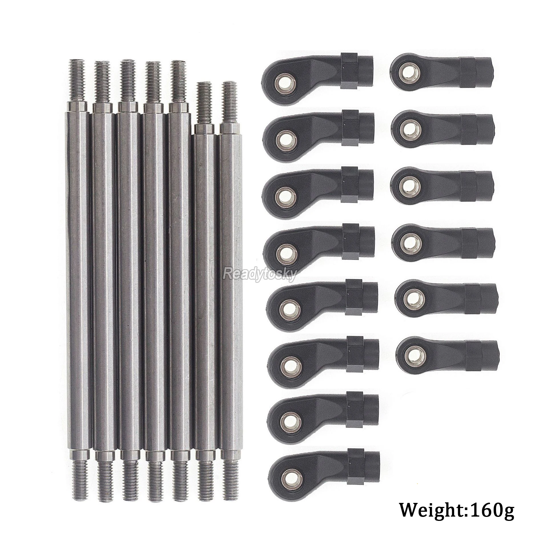 "Husky Link" HD M4 Steering Links Kit for Redcat GEN8 6mm Stainless Steel "Husky Link" HD M4 Steering Links Kit for Redcat GEN8 6mm Stainless Steel
