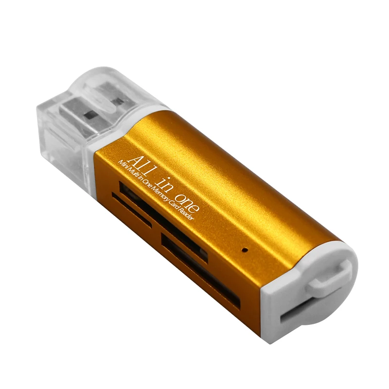 4 в 1 Micro USB 2,0 кард-ридер usb адаптер для Micro SD карты TF M2 MMC MS PRO DUO кардридер