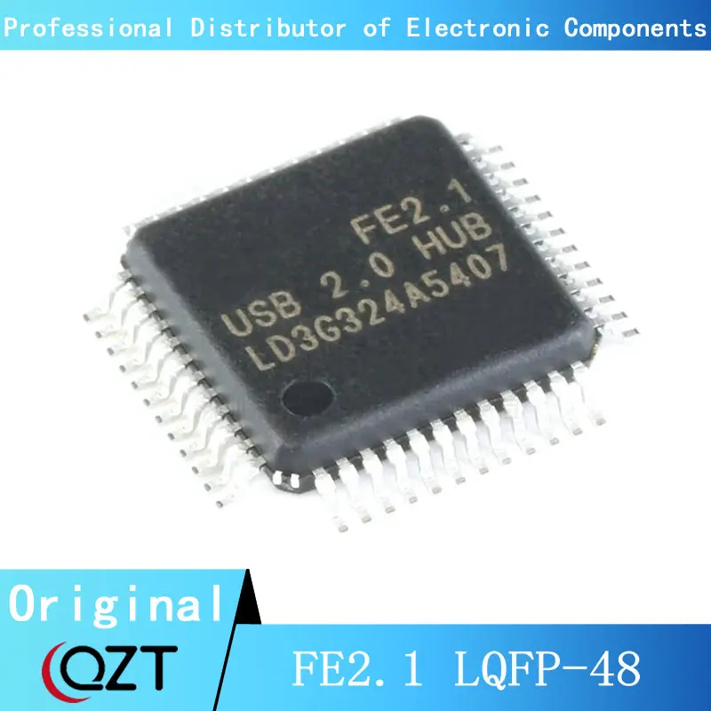 10pcs/lot FE2.1 QFP USB2.0 HUB LQFP-48 chip New spot