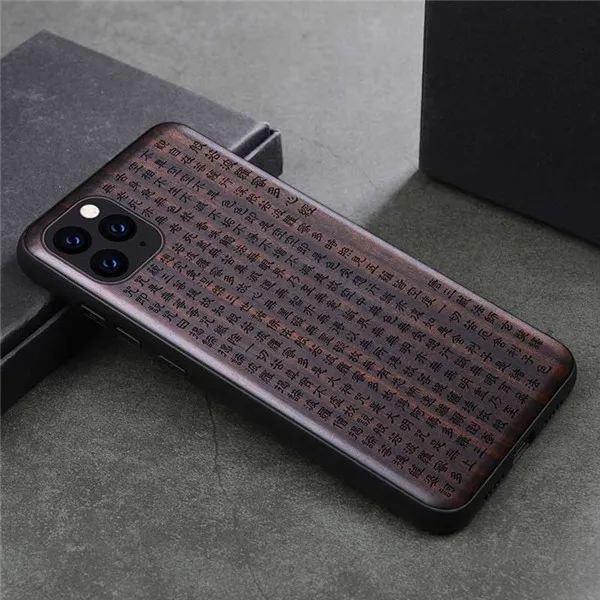 Color 10 Противоударный чехол-Броня из дерева для iPhone 11 Pro Max, Роскошный чехол из дерева, чехол из ТПУ для iPhone 7, 8 Plus, X, Xr, XS, Max, 11 Pro, чехол - Цвет: Color 10